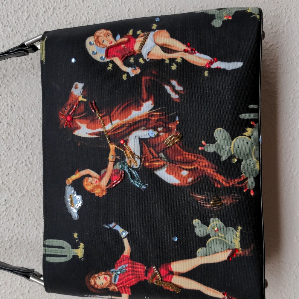 Vintage Pinup Southwestern Shoulder Bag